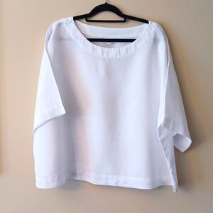 J. Jill linen Purejill top blouse size large oversize